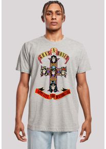 F4NT4STIC Herren T-Shirt "Guns 'n' Roses Appetite For Destruction", grau, casual, Gr. XXL, Obermaterial: 100% Baumwolle, Shirts, Print