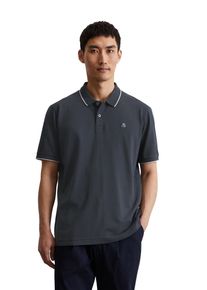 Marc O'Polo MARC O'POLO Herren Poloshirt "aus Bio-Baumwoll-Mix", blau, casual, Gr. XL, unifarben, Obermaterial: 95% Baumwolle, 5% Elasthan, Shirts
