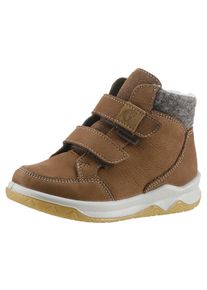 Ricosta Kinder Sneaker "Luan WMS: Normal", Gr. 25, braun, Leder, Filz, casual, Schuhe, Klettstiefel, Winterstiefel, Freizeitschuh mit TEX-Ausstattung