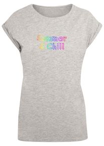 Merchcode Herren T-Shirt "Merchcode Damen", grau, casual, Gr. XXL, bedruckt, 100% Baumwolle, Shirts