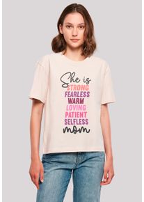 F4NT4STIC Damen T-Shirt "Mothers Day Inspirational Quote", pink, casual, Gr. S, Obermaterial: 100% Baumwolle, Shirts, Premium Qualität