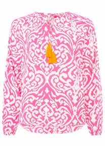 Zwillingsherz Damen Schlupfbluse ""Ornamente"", pink, modisch, Gr. LXL, gemustert, Obermaterial: 100% Viskose, Blusen, mit tollem Ornament Muster,