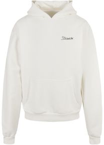Merchcode Herren Kapuzensweatshirt "Merchcode Herren It Beats Loud Ultra Heavy Hoody", weiß, Gr. S, bedruckt, 100% Baumwolle, Sweatshirts