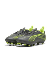 Puma Kinder Fußballschuh "ULTRA 5 PLAY FG/AG Fußballschuhe Jugendliche", Gr. 36matte aged silber gelb alert blau gray, Obermaterial: Textil,