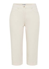 Damen 5-Pocket-Jeans "Style CAREN CAPRI", weiß, Gr. 44, RAPHAELA BY Brax, 78% Baumwolle, 18% Polyester, 4% Elasthan, Jeans