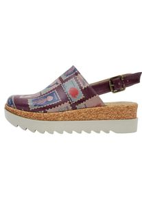DOGO Damen Sandale "Akita Spaces And Places Damen Sandalen/ Sandaletten / Female", Gr. 39, bunt, Lederimitat, casual, Schuhe, Vegan