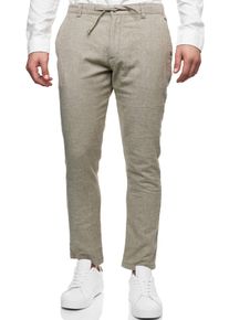 INDICODE Herren Trainingshose "INDanio", grün, modisch, Gr. M, unifarben, Web, Obermaterial: 100% Baumwolle, Hosen