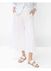 Brax Damen Culotte "Style MELLI S", weiß, Gr. 38, 100% Leinen, Hosen