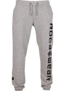Rocawear Herren Stoffhose "Rocawear Herren Rocawear Basic Fleece Pants", grau, Gr. S, 80% Baumwolle, 20% Polyester, Hosen