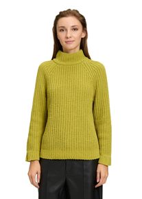 Cartoon Damen Strickpullover "Cartoon Strickpullover mit Stehkragen", grün, casual, Gr. 44, Obermaterial: 100% Polyester., Pullover, Rippbündchen