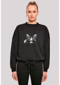 F4NT4STIC Damen Sweatshirt "Kätzchen You Gotta Be Kitten Me", schwarz, casual, Gr. S, Obermaterial: 65% Baumwolle, 35% Polyester, Sweatshirts,