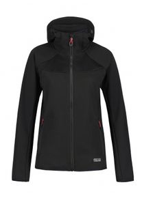 Icepeak Damen Outdoorjacke "Icepeak Softshell jacke BRADEN", schwarz, Gr. 44, 100% Polyester, Jacken