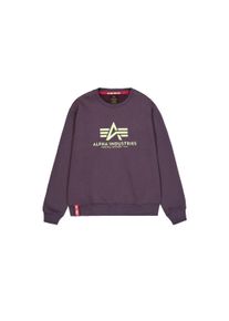 Herren Sweater "Alpha Industries Men - Sweatshirts Basic Sweater", lila, Gr. XL, Alpha Industries, Obermaterial: 80% Baumwolle, 20% Polyester,