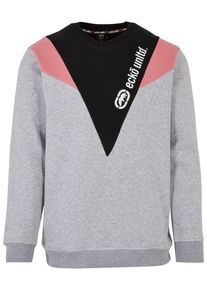 Ecko Unltd. Herren Rundhalspullover "Ecko Unltd. Pullover Ecko Unltd. Canberra Crewneck Black", grau, casual, Gr. M, mehrfarbig, 80% Baumwolle, 20%