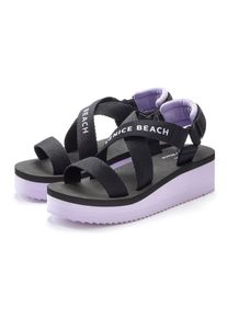 Venice Beach Damen Sandale "Sommerschuh", Gr. 40, lila, Obermaterial: 100% Textilmaterial. Futter: 100% Textilmaterial. Decksohle: 100% Synthetik.