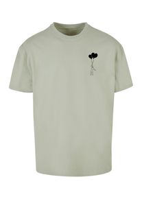 Merchcode Herren T-Shirt "Merchcode Herren Love In The Air Heavy Oversize Tee", weiß, casual, Gr. XL, bedruckt, 100% Baumwolle, Shirts