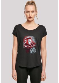 F4NT4STIC Damen T-Shirt "Marvel Avengers Endgame Hawkeye Brushed", schwarz, casual, Gr. S, Obermaterial: 100% Baumwolle, Shirts, Damen,Premium