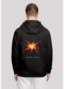F4NT4STIC Herren Kapuzenpullover "SIlvester Party Happy People Only", schwarz, casual, Gr. M, Obermaterial: 50% Baumwolle, 50% Polyester, Pullover,