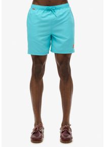 Superdry Herren Badeshorts "ESSENTIAL 17 SWIM SHORT"aquamarine blau, modisch, Gr. S, bedruckt, Web, Polyester, Badehosen