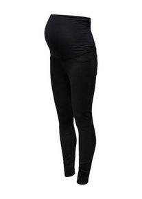 Only Maternity Damen Umstandsjeans "OLMRAIN REG SK JEGGING BLACK DNM NOOS", schwarz, modisch, Gr. XS, Denim/Jeans, Obermaterial: 53% Viskose, 29%