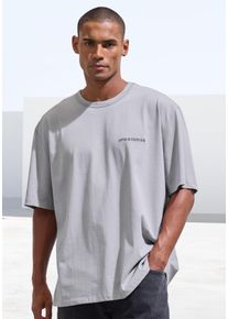 Herren T-Shirt "mit hochwertiger Logostickerei", blau, casual, Gr. S, Copenhagen Studios, unifarben, Single Jersey, Obermaterial: 100% Baumwolle,