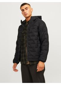 Jack & Jones JACK & JONES Herren Steppjacke "JCOSONIC LIGHT JACKET SN", schwarz, modisch, Gr. L, unifarben, Web, Obermaterial: 100% Polyester, Jacken
