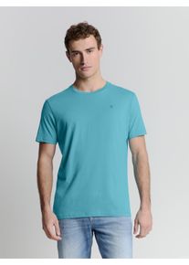 NO EXCESS Herren T-Shirt "NO EXCESS Basic Rundhals T-Shirt T-Shirt Crewneck Solid Basic", blau, Gr. XXXL, 100% baumwolle, Shirts
