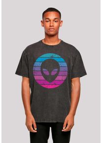F4NT4STIC Herren T-Shirt "Alien Kopf", schwarz, casual, Gr. S, Obermaterial: 100% Baumwolle, Shirts, Premium Qualität