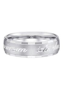 Firetti Trauring "Schmuck Geschenk Ehering Trauring "ich.du.wir...", 17,mit Zirkonia, Silber 925 (Sterlingsilber), 6mm, silber, Silber 925