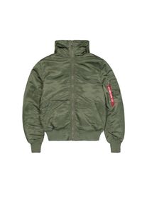Herren Bomberjacke "Alpha Industries Men - Bomber Jackets MA-1 Hooded", grün, Gr. XXXL, Alpha Industries, Obermaterial: 100% Nylon, Futter: 100%