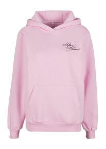 MISS TEE Damen Kapuzenpullover "Miss Tee Give A Damn Ladies Fluffy Hoody", pink, casual, Gr. XL, mehrfarbig, 70% Baumwolle, 30% Polyester, Pullover