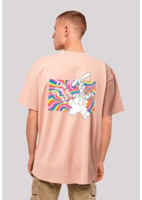 F4NT4STIC Herren T-Shirt "Alice im Wunderland Uhr Hase", gelb, casual, Gr. S, Obermaterial: 100% Baumwolle, Shirts, Premium Qualität, Nostalgie,