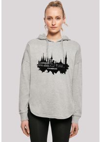 F4NT4STIC Damen Kapuzenpullover "Cities Collection - Hamburg skyline", grau, casual, Gr. XS, Obermaterial: 100% Baumwolle, Pullover, Print