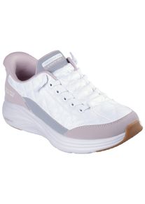 Skechers Damen Slip-On Sneaker "VAPOR FOAM", Gr. 41, lila, Textil, Lederimitat, kontrastfarbene Details, sportlich, Schuhe, Retro Sneaker,