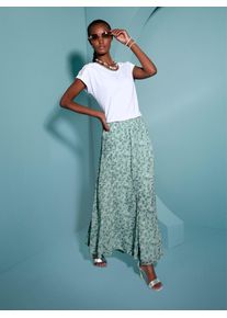 CRÉATION L CREATION L Damen Spitzenshirt "Shirt", weiß, Gr. 36, unifarben, 95% Viskose, 5% Elasthan, Shirts