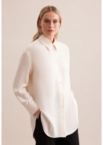 Seidensticker Damen Longbluse "Schwarze Rose", beige, Gr. 40, unifarben, 100% Polyester, Blusen, Langarm Kragen Uni