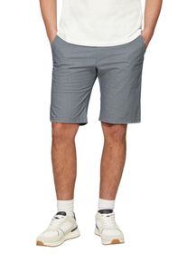 s.Oliver Herren Bermudas, blau, casual, Gr. 33, meliert, Web, Obermaterial: 98% Baumwolle, 2% Elasthan, Hosen, mit Taschen