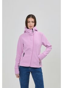 Bench. Damen Fleecejacke "NINJA", lila, Gr. 36, unifarben, Fleece, Obermaterial: 100% Polyester, Jacken