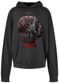 Herren Kapuzensweatshirt "Upscale by Mister Tee Herren Flying High Oversize Hoody", schwarz, Gr. XXL, UPSCALE BY MISTER TEE, bedruckt, 100%