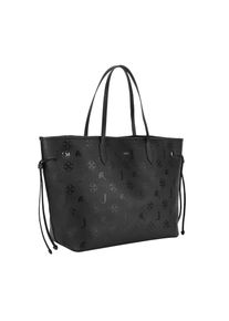 JOOP! JOOP Damen Shopper "Decoro Stampa Shopper Xlho", schwarz, Polyurethan (PU), Taschen, Logo Druck