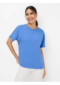 Brax Damen Kurzarmshirt "Style CAELEN", blau, Gr. 38, 95% Viskose, 5% Elasthan, Shirts