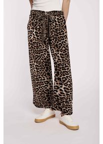 Haily's HAILY’S Damen Schlupfhose "3/4 V TR Ci44ra"7633 leo, feminin, Gr. M, animal-print, Web, Obermaterial: 100% Viskose, Hosen