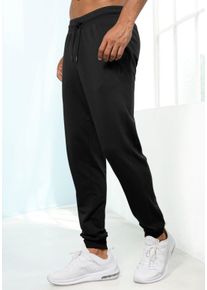 s.Oliver Herren Sweathose, Gr. 52, schwarz, Sweatware, Obermaterial: 60% Baumwolle, 40% Polyester, unifarben, Basic, Hosen, Jogginghose mit