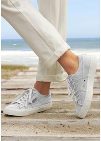 ELBSAND Damen Sneaker "Schnürschuh", Gr. 37, grau, Obermaterial: 100% Textilmaterial. Futter: 100% Textilmaterial. Decksohle: 100% Textilmaterial.