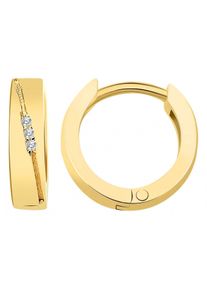 Adelia´s ADELIA ́S Damen Paar Creolen, Damen, Gelbgold 333, gold, Gelbgold 333, Ohrringe