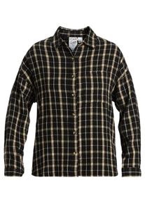 Roxy Damen Langarmhemd "Chloe Kim", schwarz, Gr. XS, 100% Baumwolle, Hemden