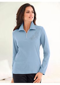 Classic Basics Damen Poloshirt "Poloshirt", blau, Gr. 40, unifarben, 100% Baumwolle, Shirts
