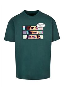 Merchcode Herren T-Shirt "Merchcode Herren Thinking Comic Heavy Oversized Tee", grün, casual, Gr. XL, unifarben, 100% Baumwolle, Shirts