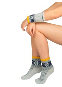 Damen Thermosocken, 1, beige, 40% Polyacryl, 40% Wolle, 10% Elasthan, 10% Polypropylen, Socken