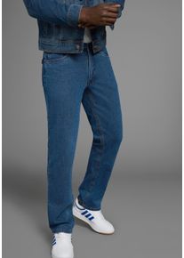 Arizona Herren Regular-fit-Jeans "James", blau, Basic, Gr. 44, Obermaterial: 100% Baumwolle, Jeans, regular fit, gerades Bein, Five-Pocket-Form,